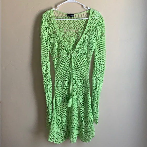 PrettyLittleThing Dresses & Skirts - Crochet swim cover up